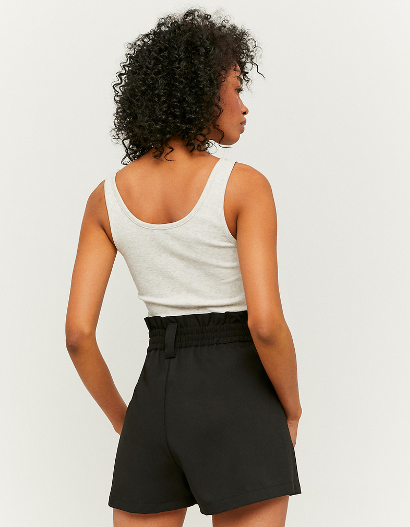TALLY WEiJL, Black Paperbag Shorts for Women