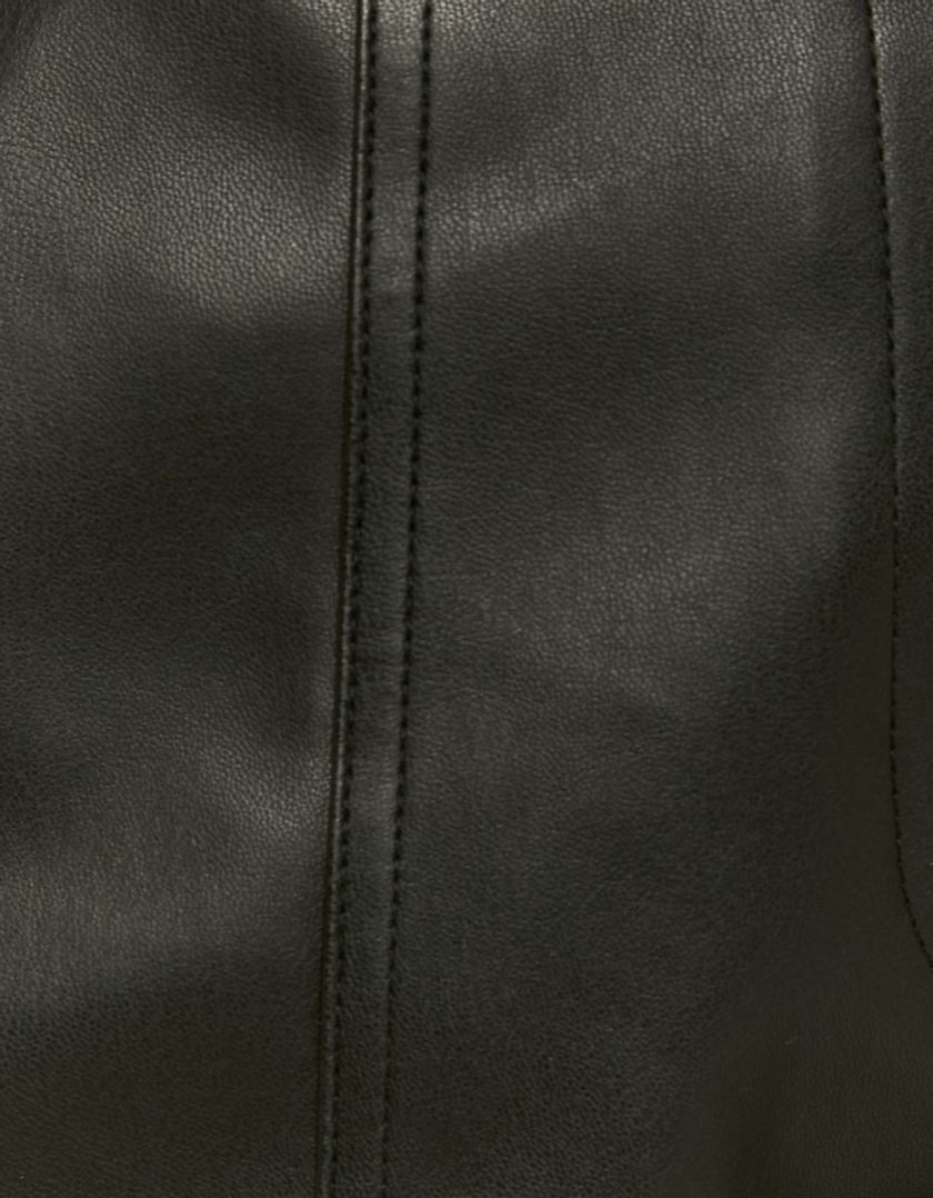 TALLY WEiJL, Black High Waist Faux Leather Shorts for Women