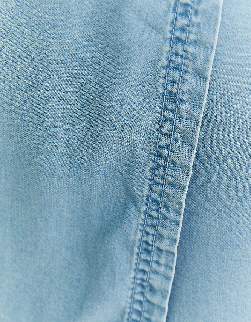 TALLY WEiJL, Jupe-Short Bleue Taille Haute for Women