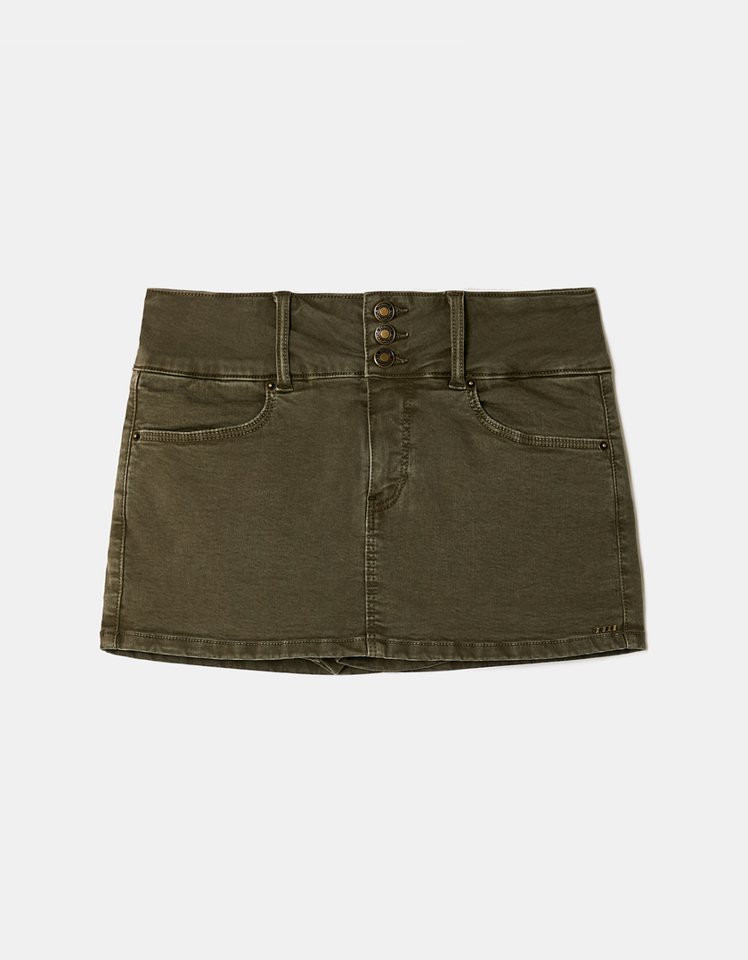 Minigonna verde