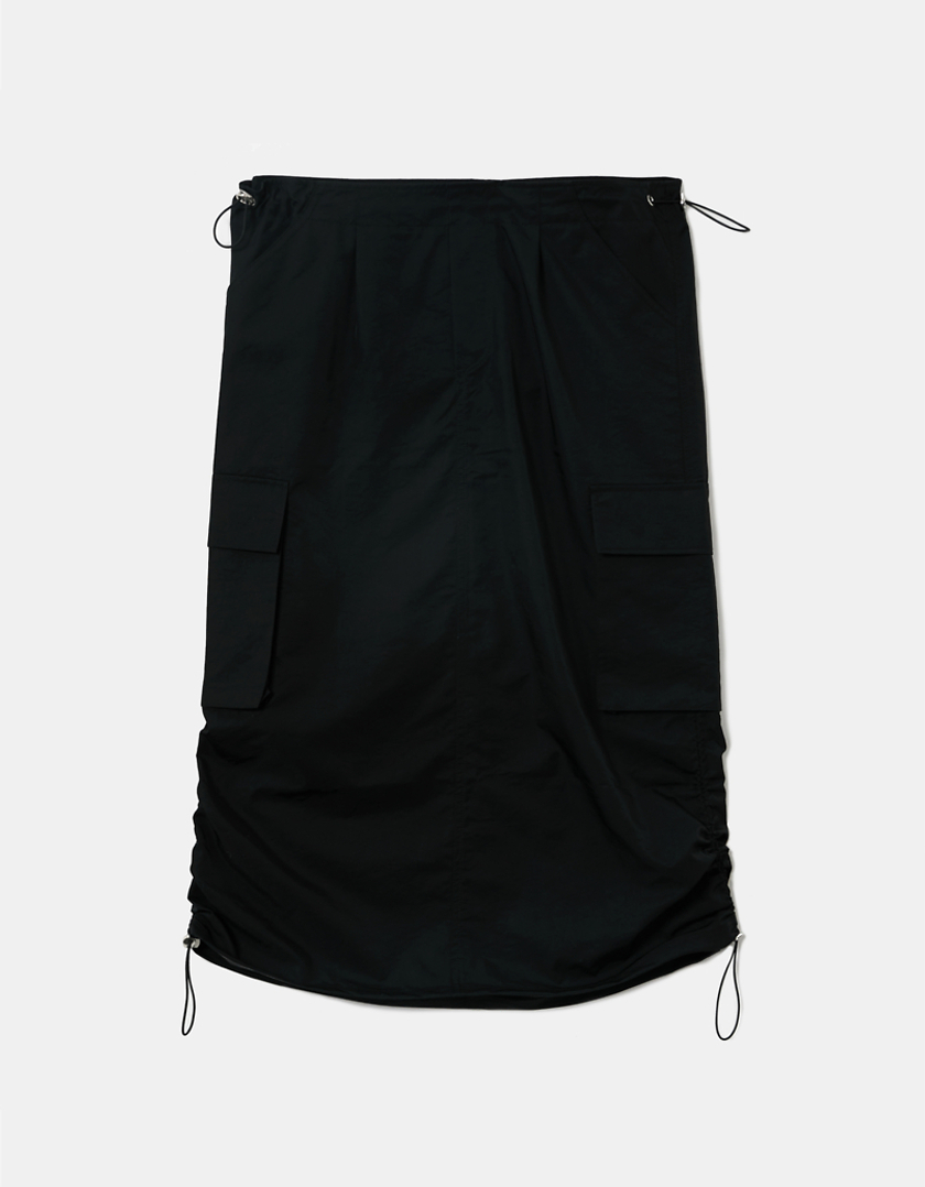 TALLY WEiJL, Black Midi Parachute skirt for Women