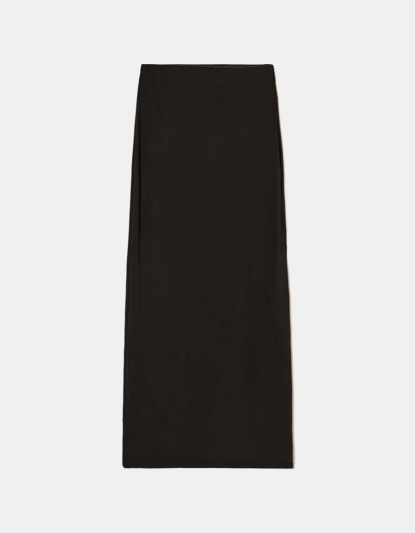 TALLY WEiJL, Black Slit Long Skirt for Women