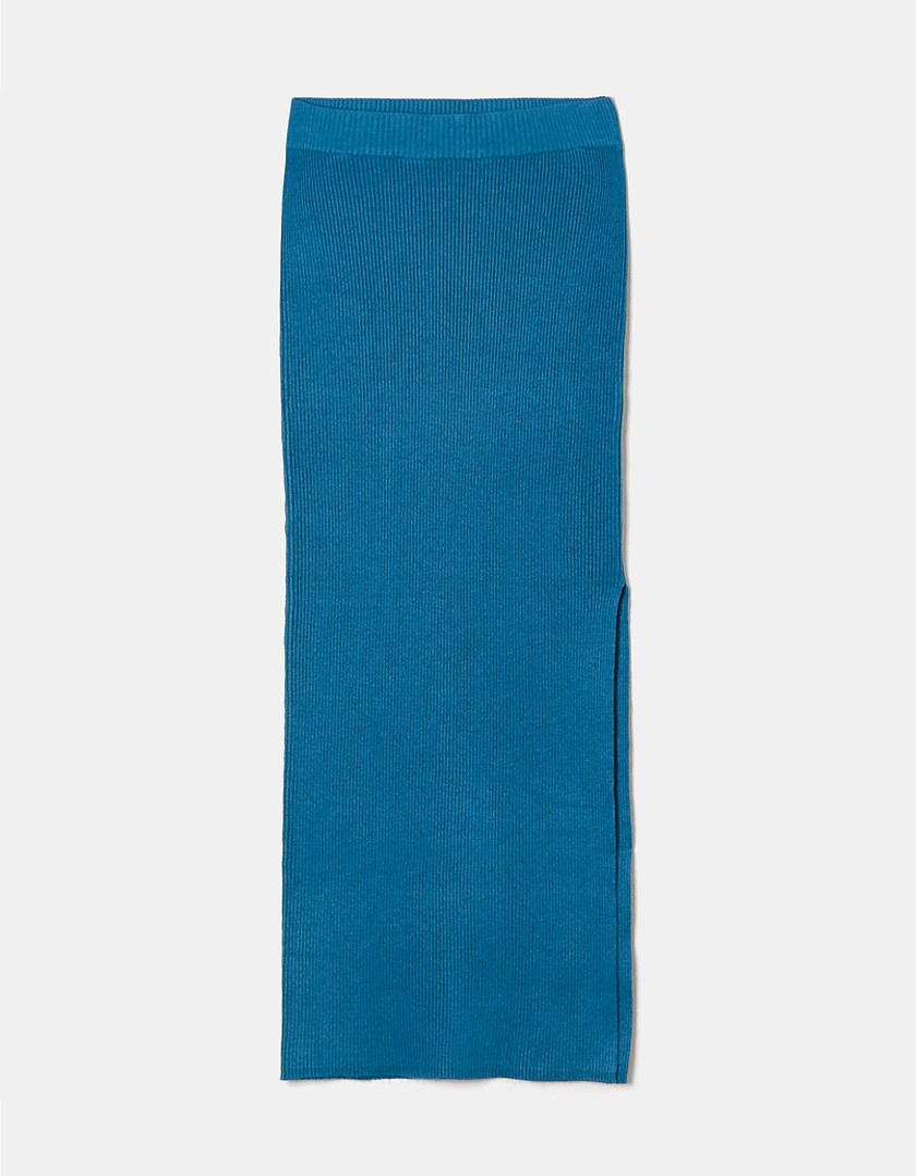 TALLY WEiJL, Knit Midi Skirt With Slit for Women