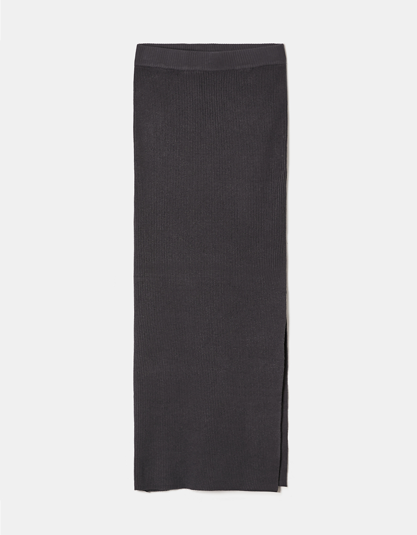TALLY WEiJL, Knit Midi Skirt With Slit for Women