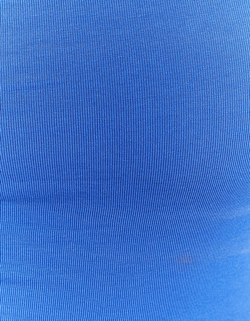 TALLY WEiJL, Niebieski top bandeau z nadrukiem for Women