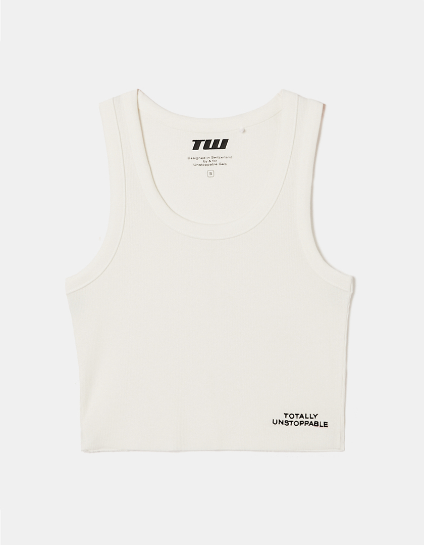 TALLY WEiJL, Sleeveless Tank Top With Logo Detail for Women