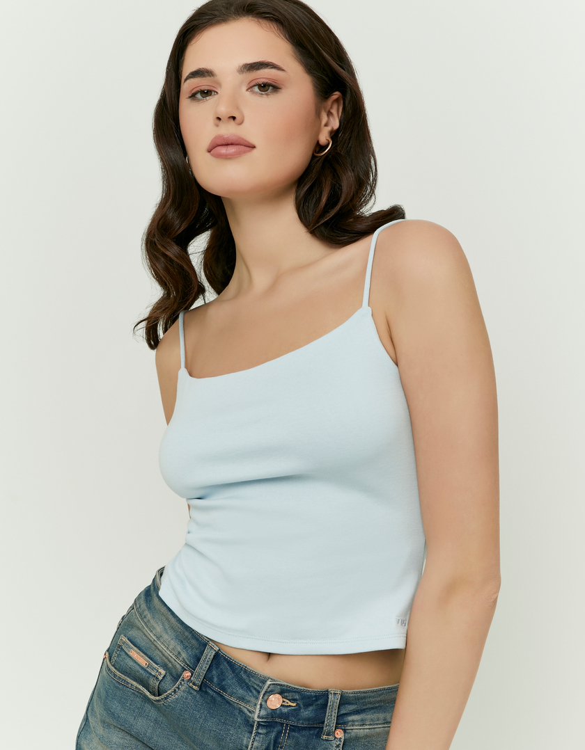 Débardeur Basic Bleu