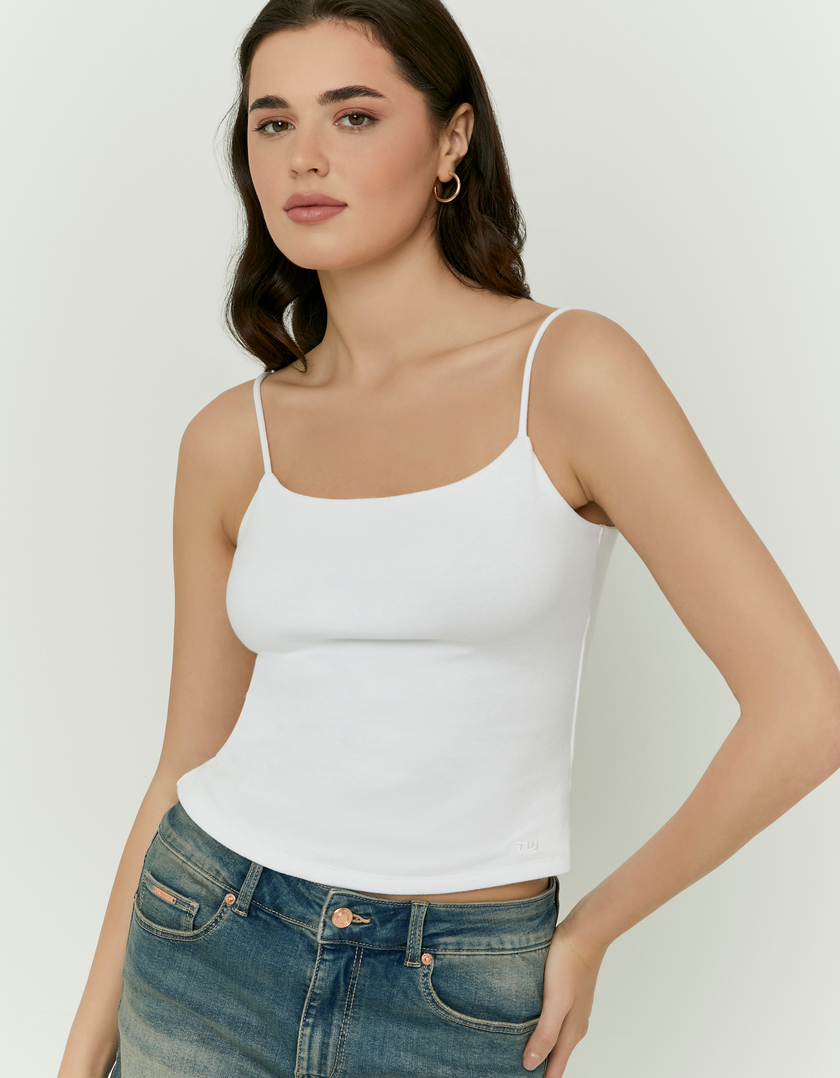 Débardeur Basic Blanc