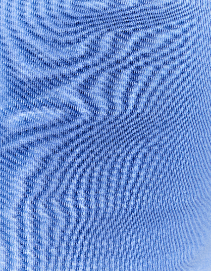 TALLY WEiJL, Μπλε Fancy Detail Crop Top for Women