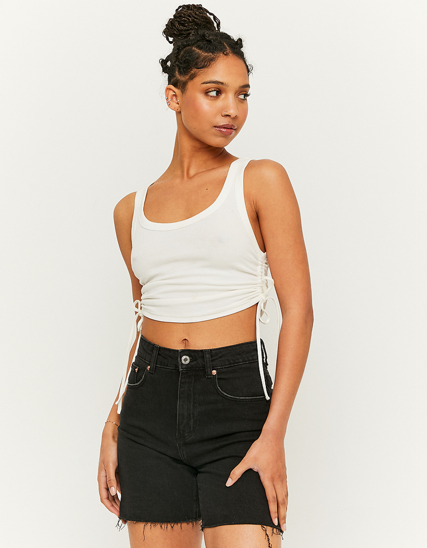 TALLY WEiJL, Cropped Top With Lateral Ruched for Women