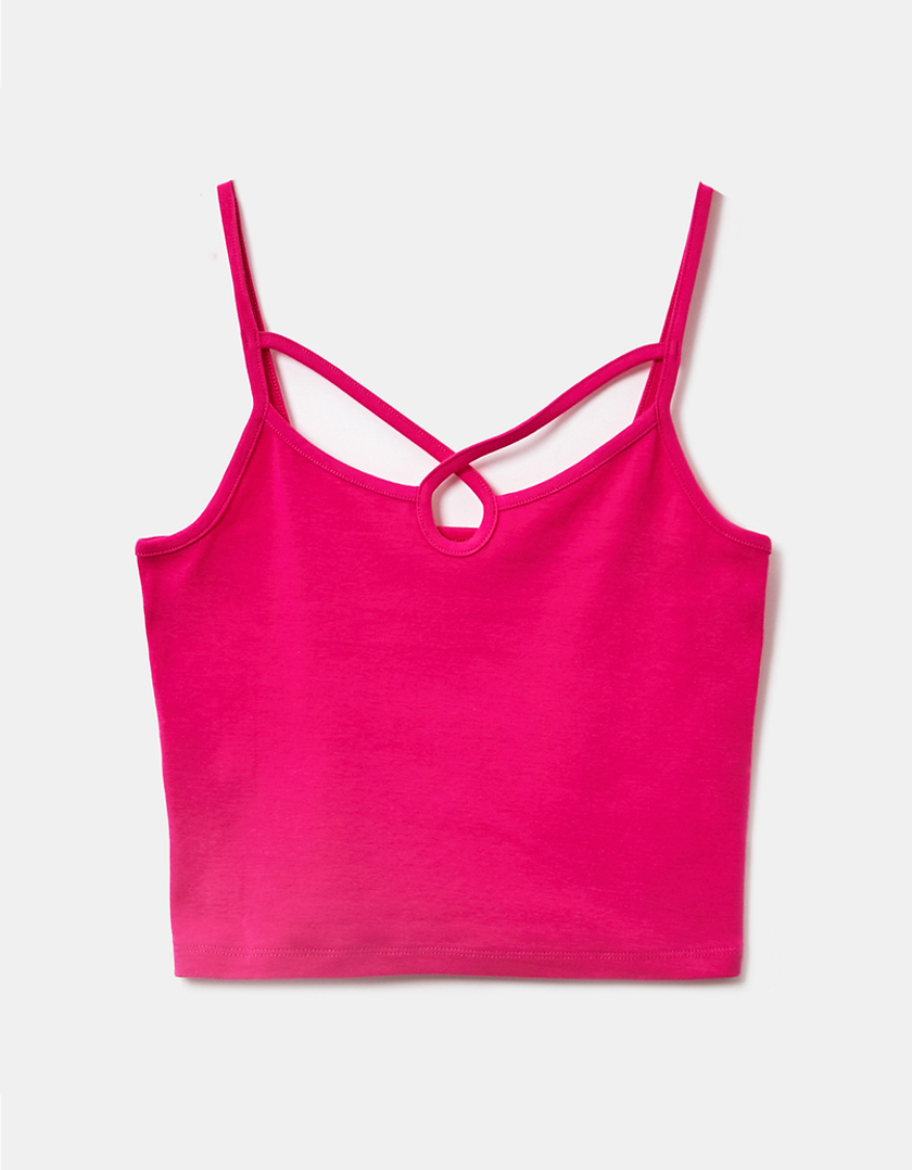 TALLY WEiJL, Top Corto Cut Out Rosa  for Women