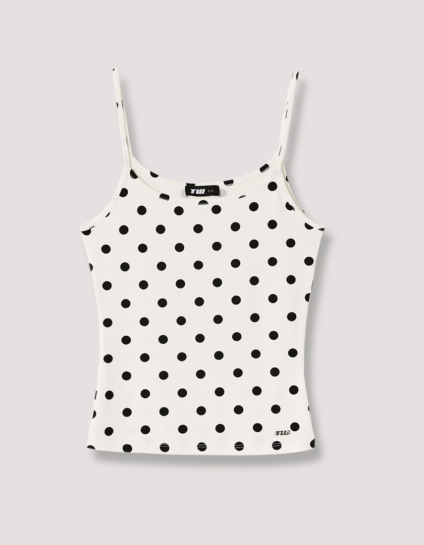 Polk Dots Basic Tank Top