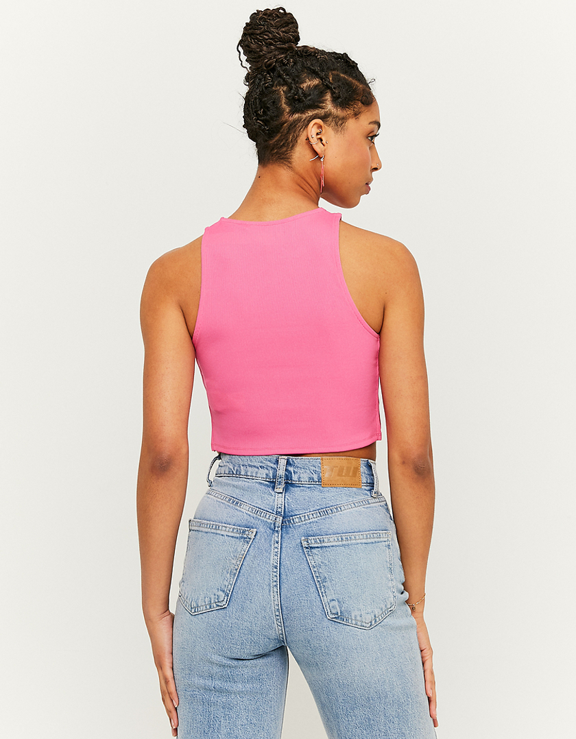 TALLY WEiJL, Ribbed Cropped Top With Lateral Cut Out for Women