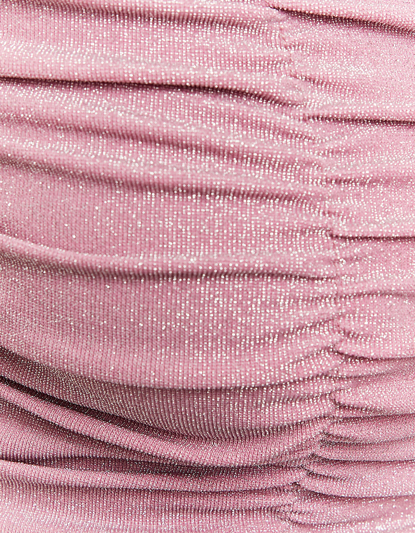 TALLY WEiJL, Pink Lurex Cropped Top for Women
