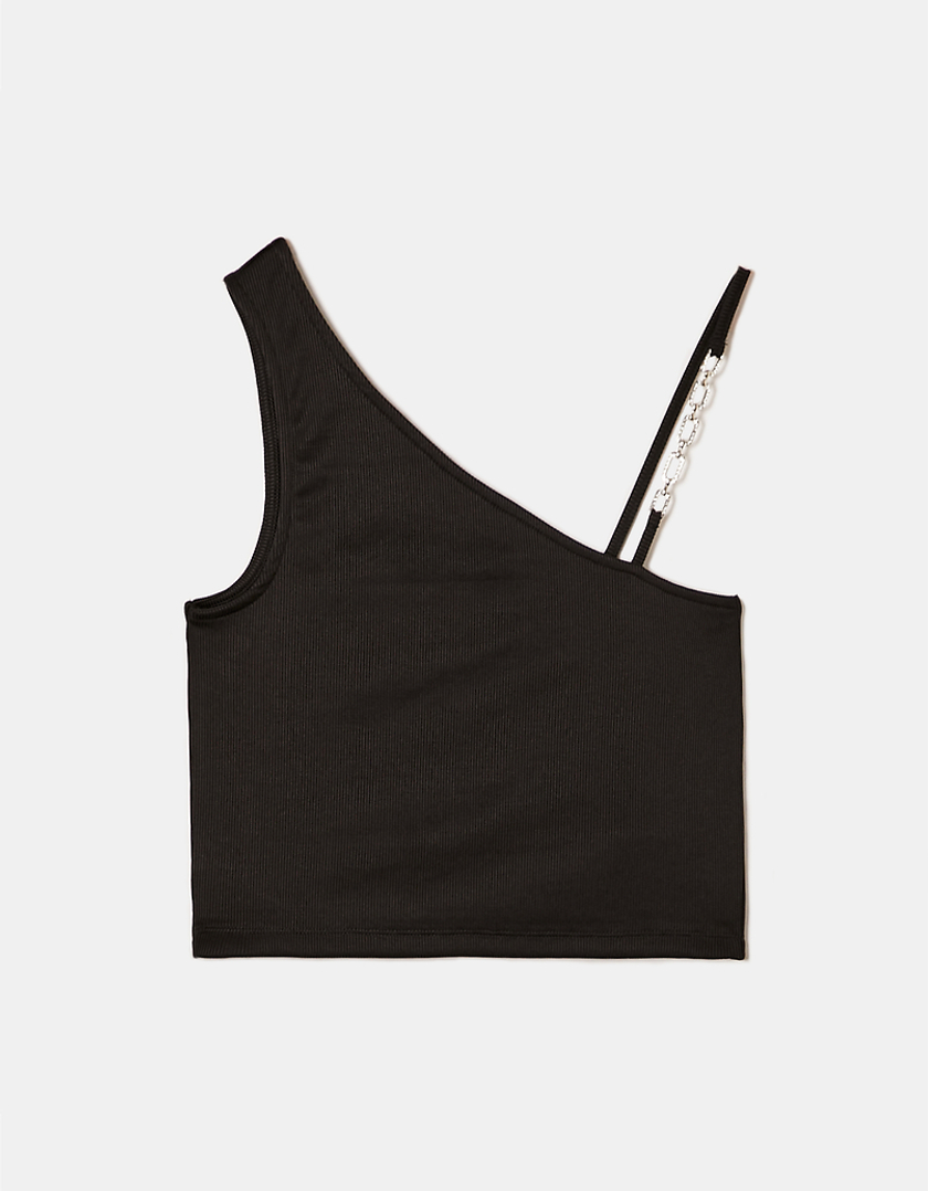TALLY WEiJL, Black Cropped Top for Women