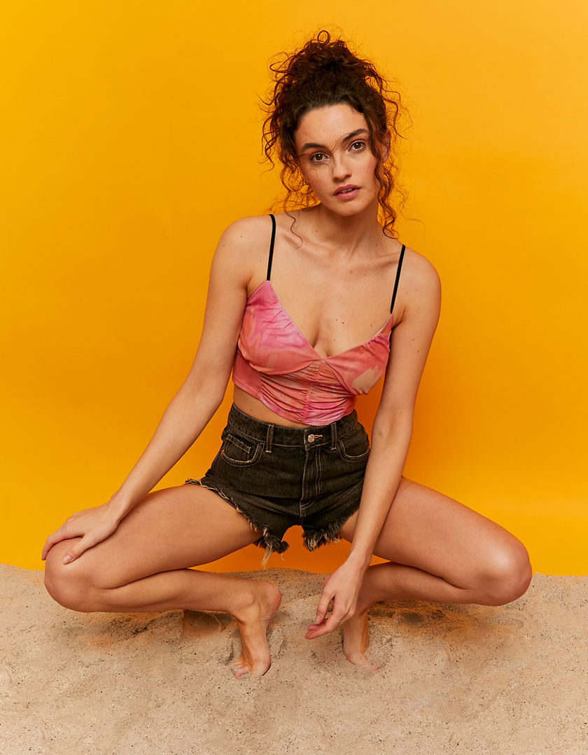 Crop Top in Mesh