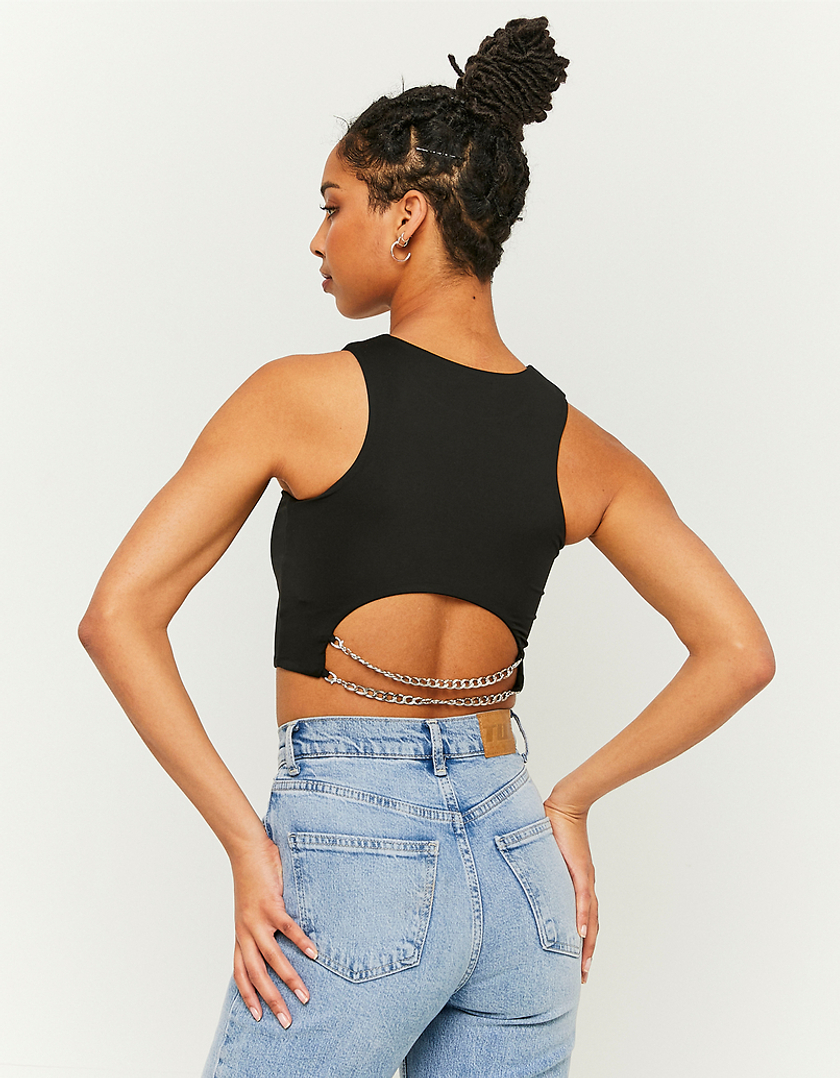 TALLY WEiJL, Cropped Top With Back Chain for Women