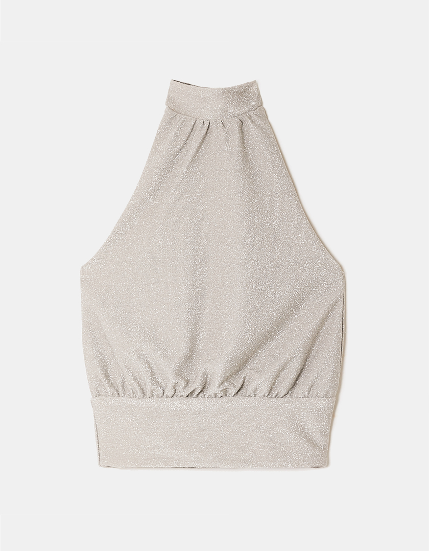 Graues Ärmelloses Top