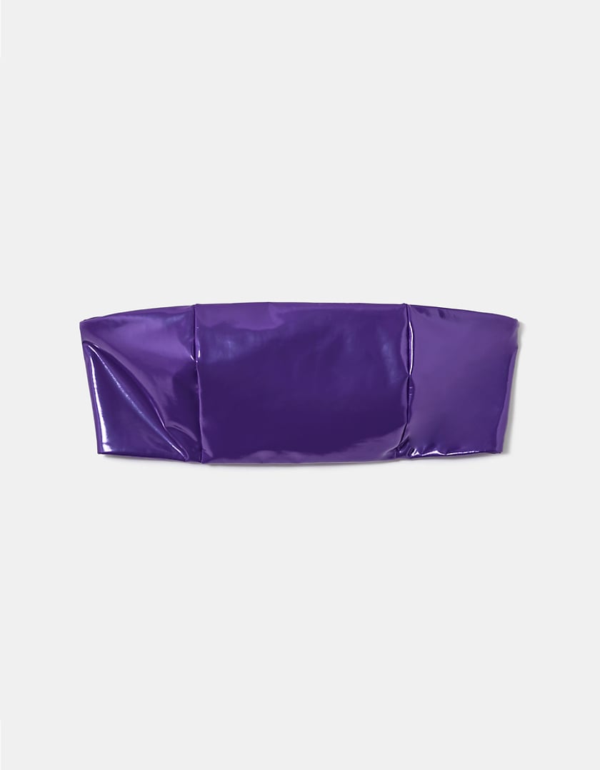 TALLY WEiJL, Purple Party Bandeau Top for Women