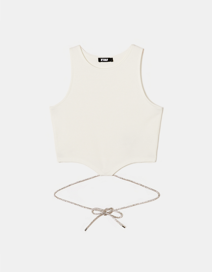 TALLY WEiJL, Cropped Top mit Strass for Women
