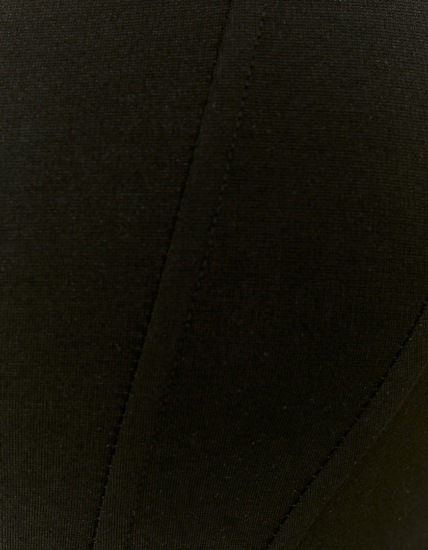 TALLY WEiJL, Μαύρο Corset Crop Top for Women