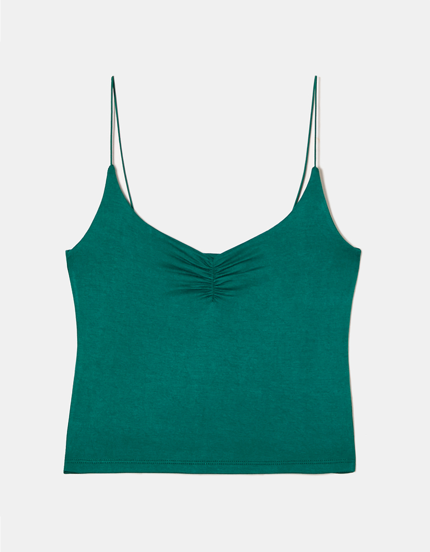 TALLY WEiJL, Green Basic Top for Women