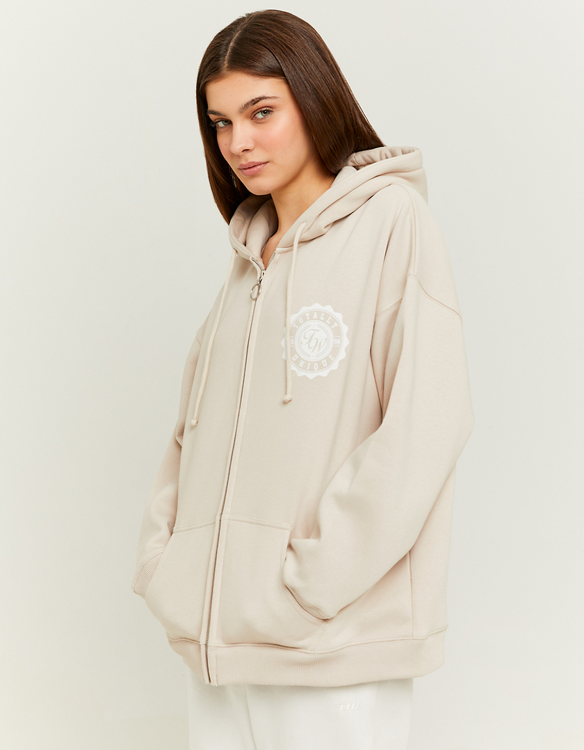 TALLY WEiJL, Beiges Printed Oversize Hoodie for Women