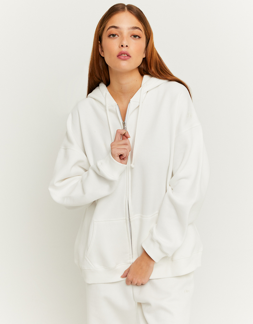 TALLY WEiJL, White Oversize Sweatshirt for Women