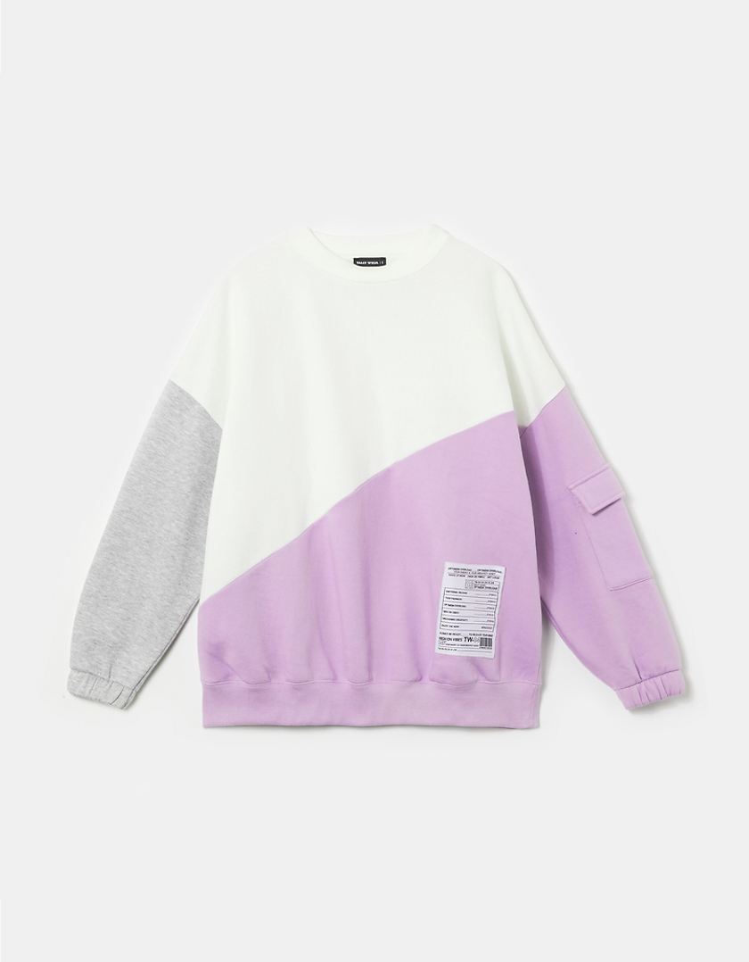 TALLY WEiJL, Colorblock Oversize Sweatshirt for Women
