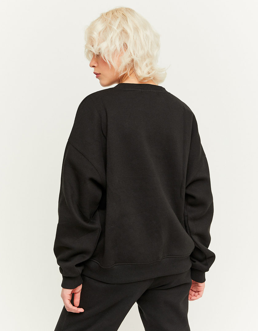TALLY WEiJL, Schwarzes bedrucktes Oversize-Sweatshirt for Women