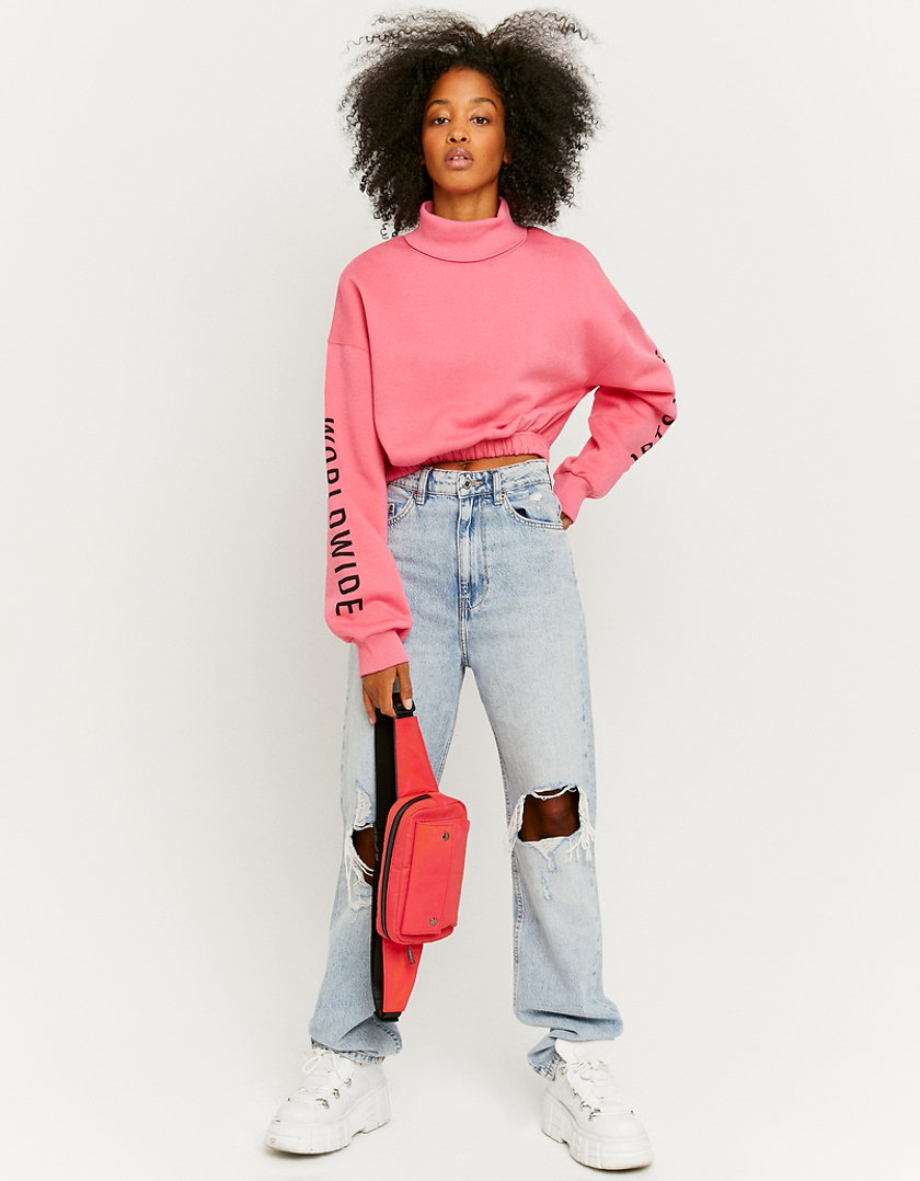 TALLY WEiJL, Pink Loose Sweatshirt for Women