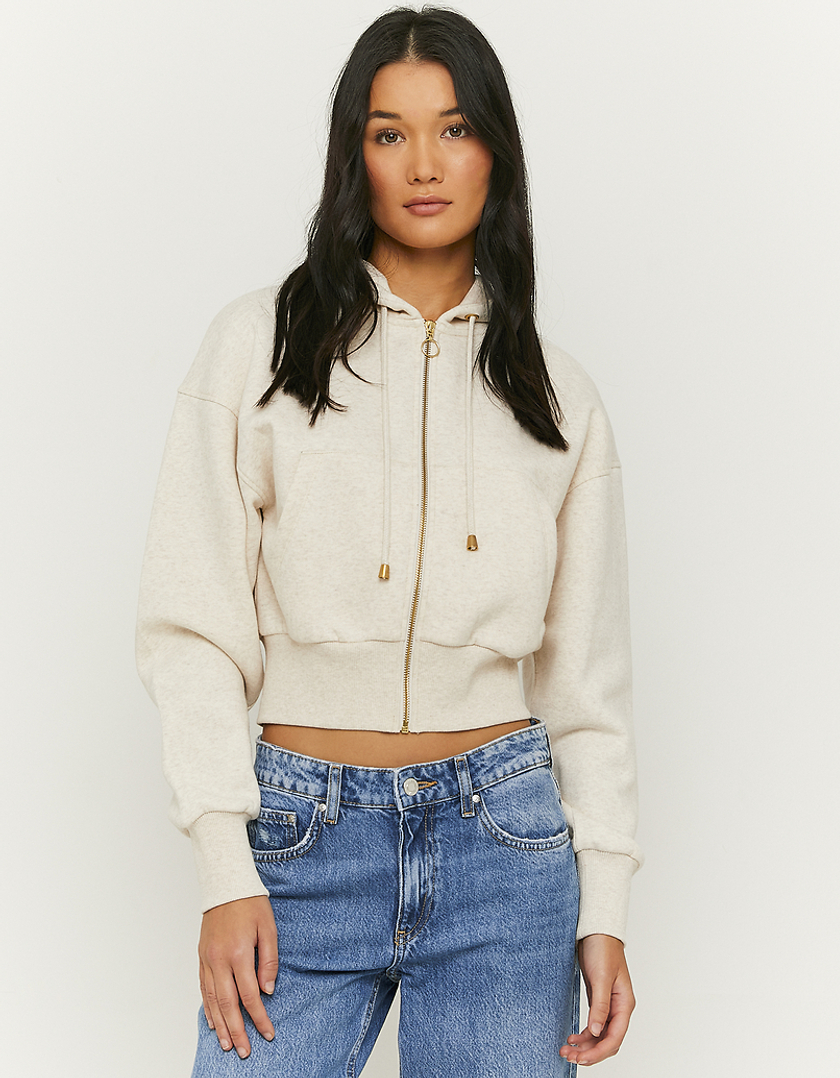 TALLY WEiJL, Zip Up Cropped Hoodie for Women