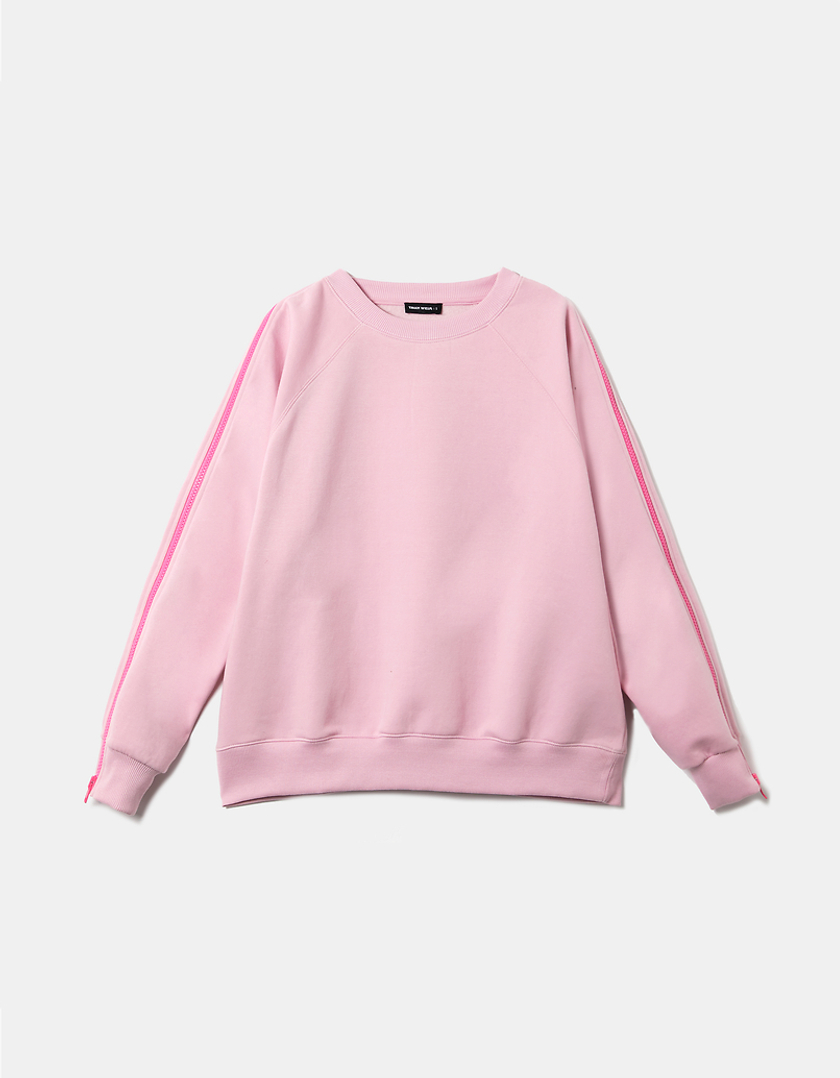 TALLY WEiJL, Różowa bluza Oversize z nadrukiem for Women