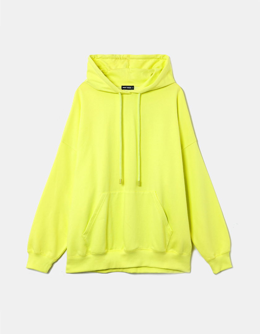 TALLY WEiJL, Żółta bluza Oversize z nadrukiem for Women