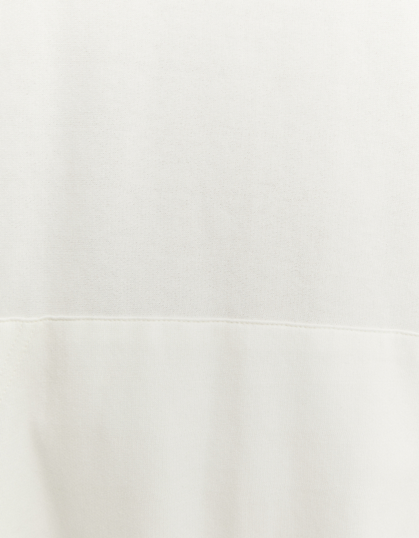 TALLY WEiJL, Biała bluza Oversize z kapturem for Women