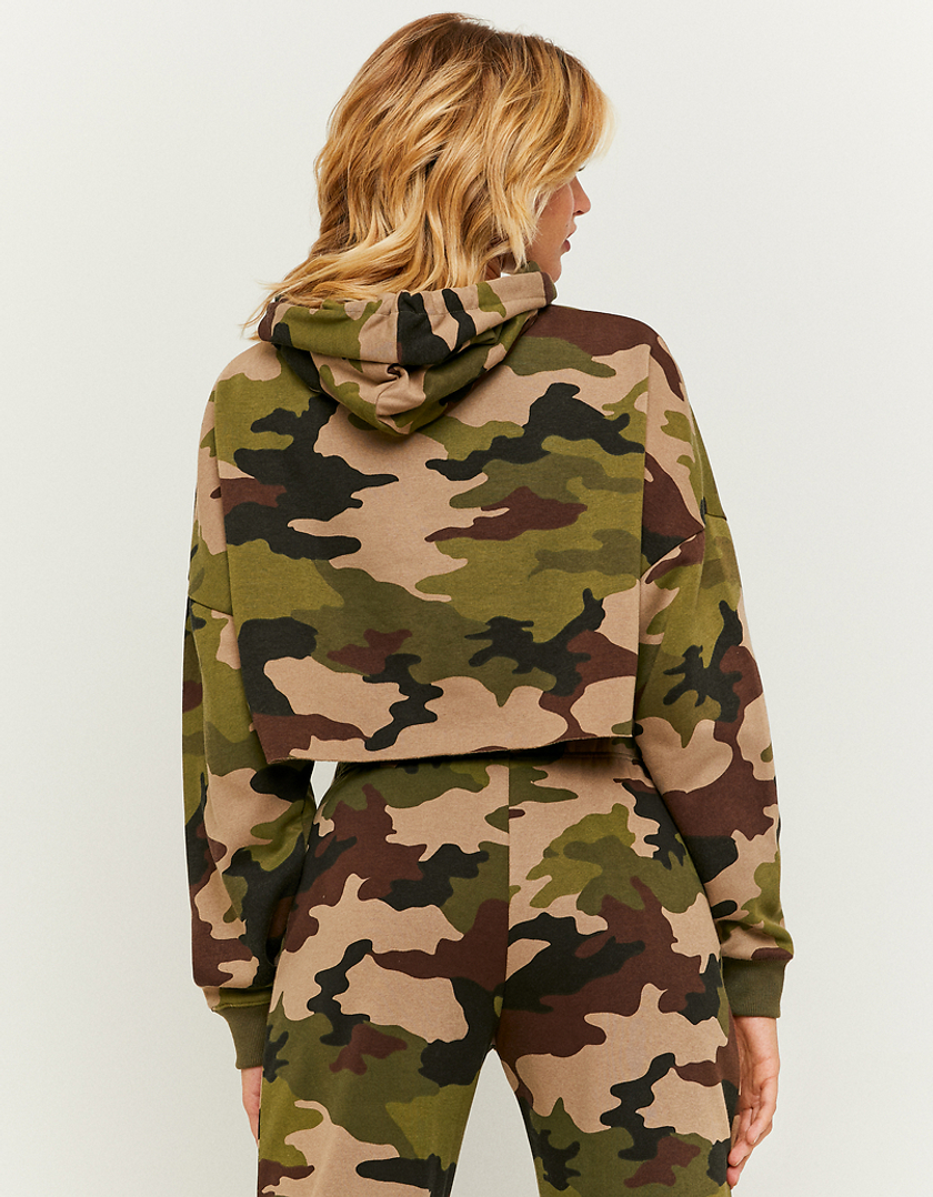 TALLY WEiJL, Felpa con Cappuccio Camouflage for Women