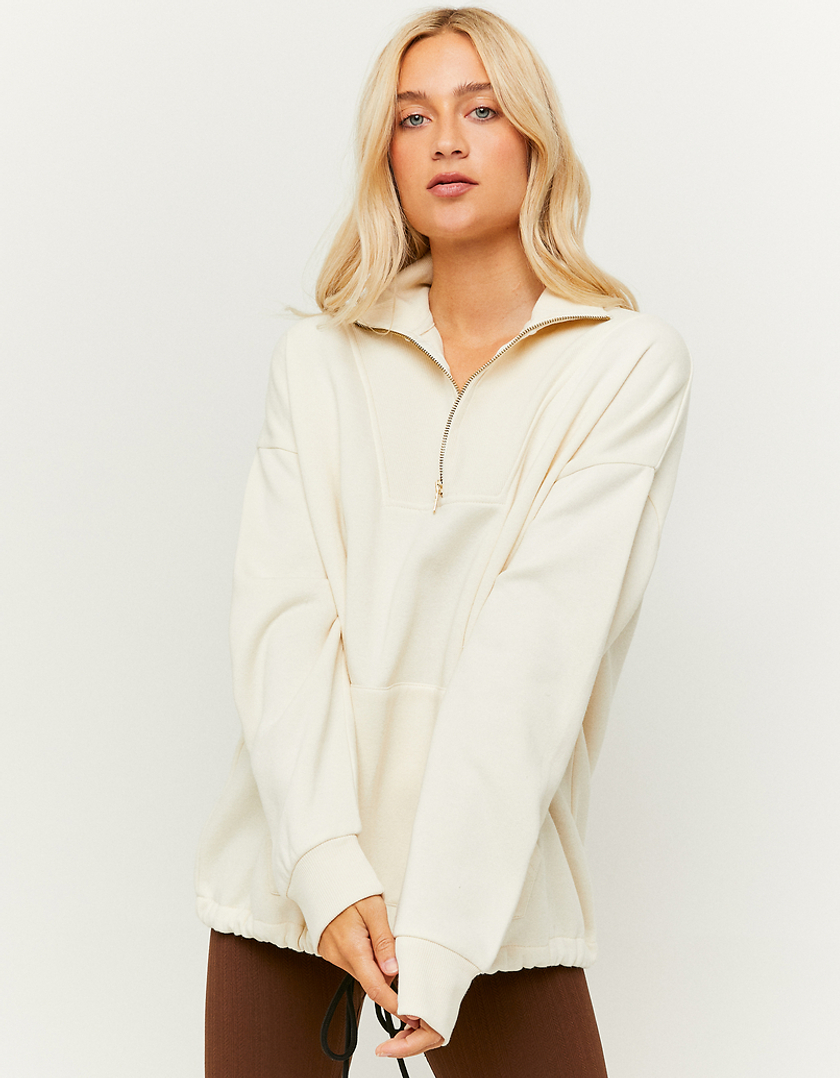 TALLY WEiJL, Sweatshirt Oversize Blanc for Women