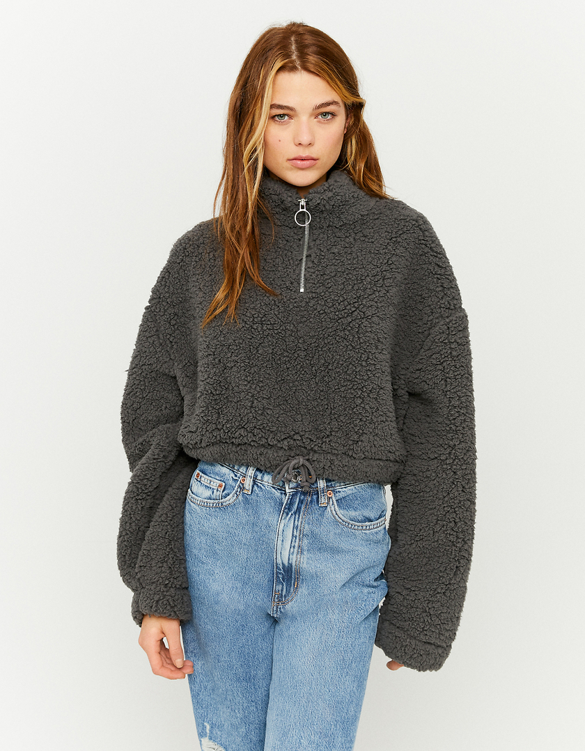 TALLY WEiJL, Graue Oversize Sweatshirt for Women