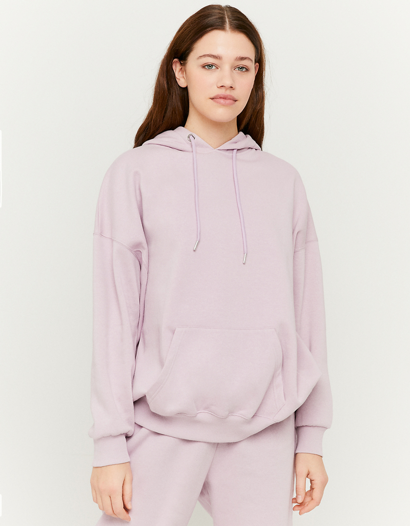 TALLY WEiJL, Lilac Hoodie with Pouch Pocket for Women