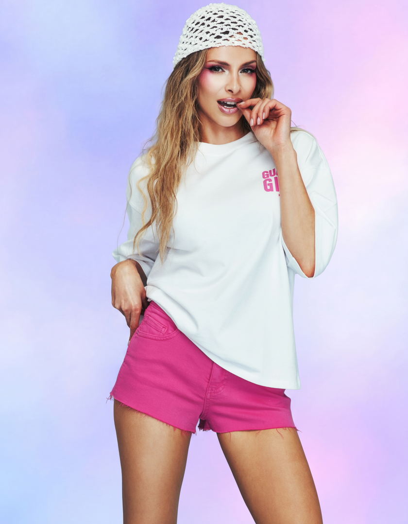 White Printed T-shirt