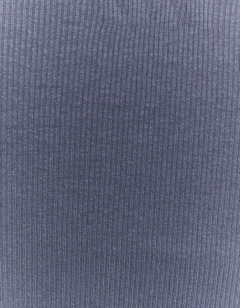 TALLY WEiJL, Blaues Basic-T-Shirt mit langen Ärmeln for Women