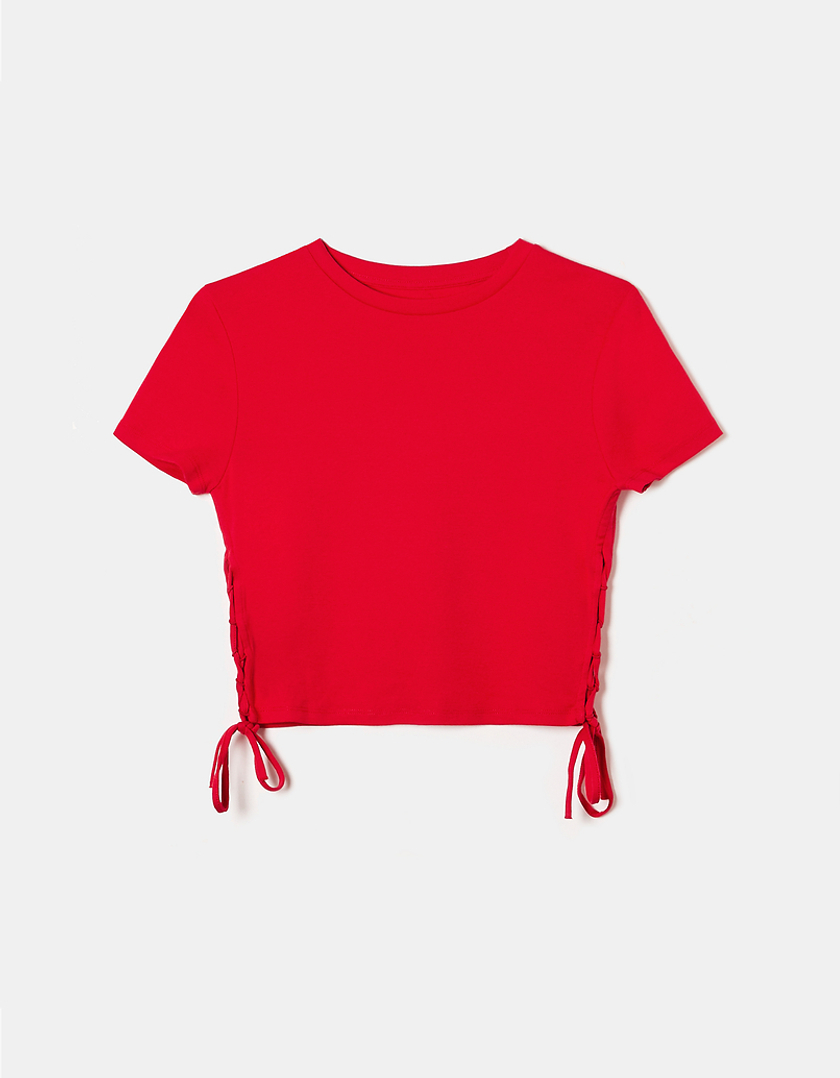 TALLY WEiJL, T-Shirt mit seitlichen Rüschen for Women