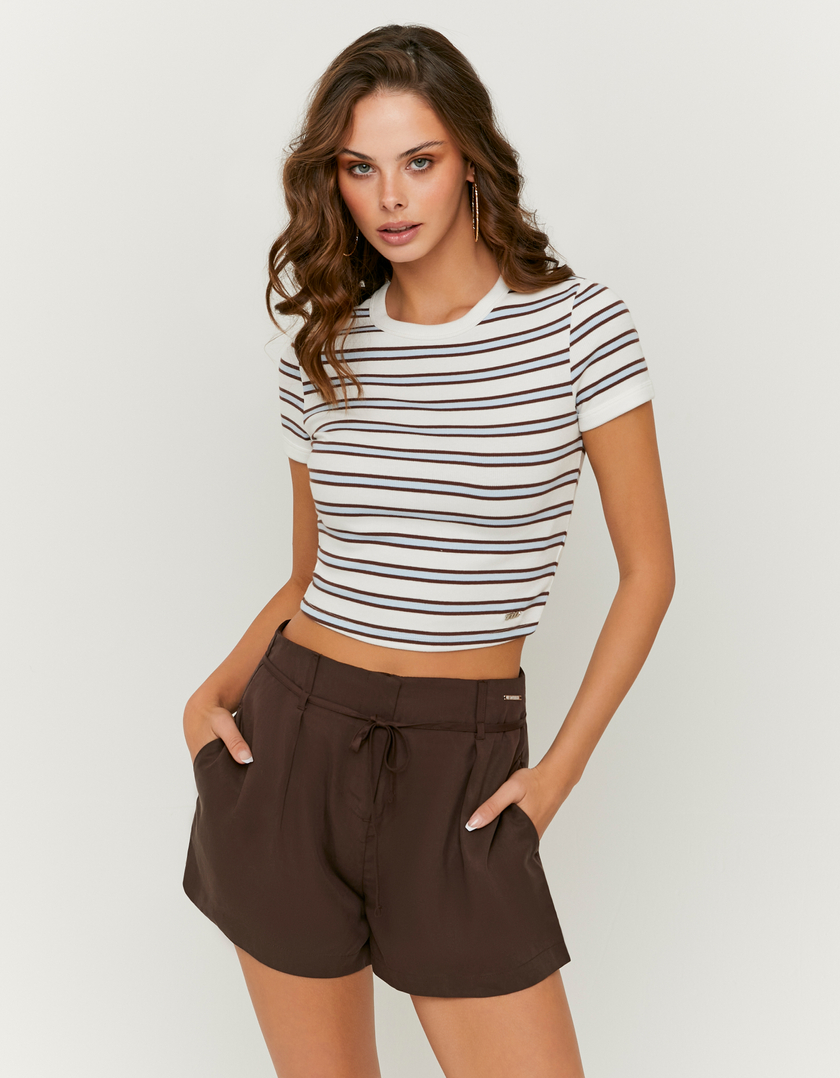 White Striped T-shirt
