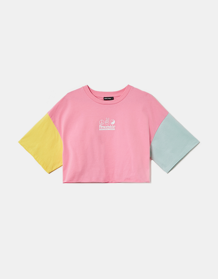 TALLY WEiJL, Oversize Colorblock T-shirt for Women