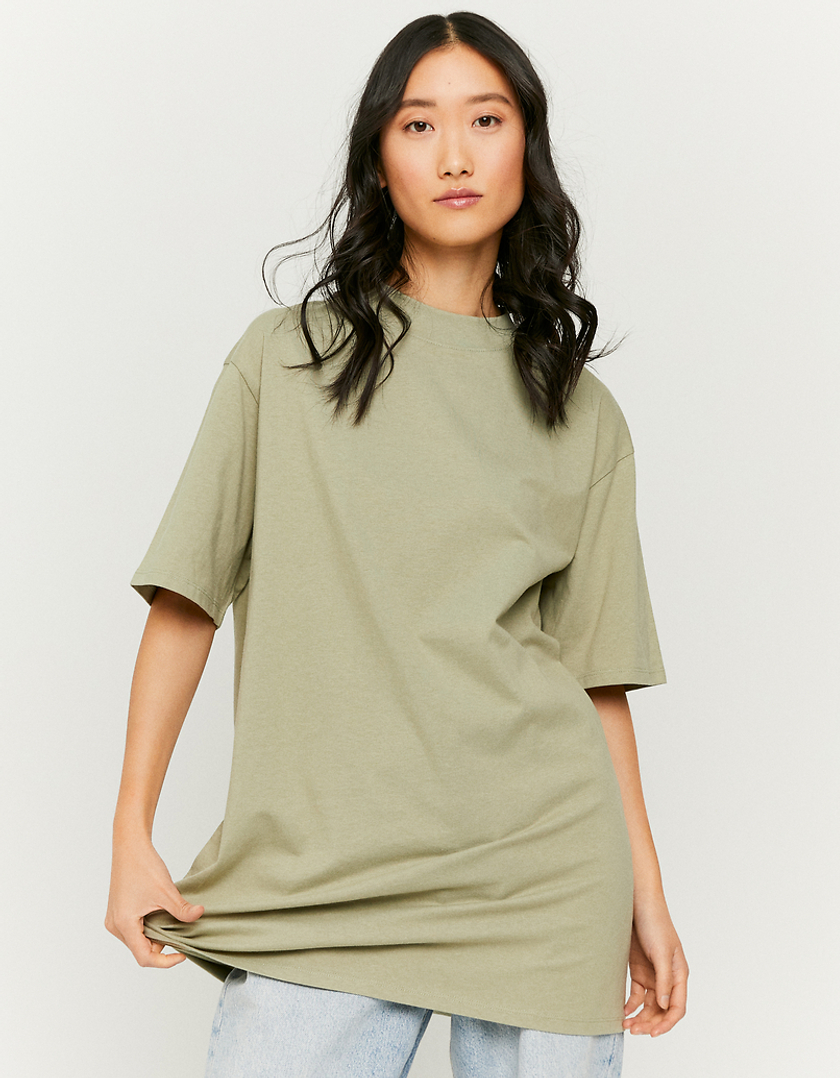 TALLY WEiJL, T-shirt Oversize Verde  for Women