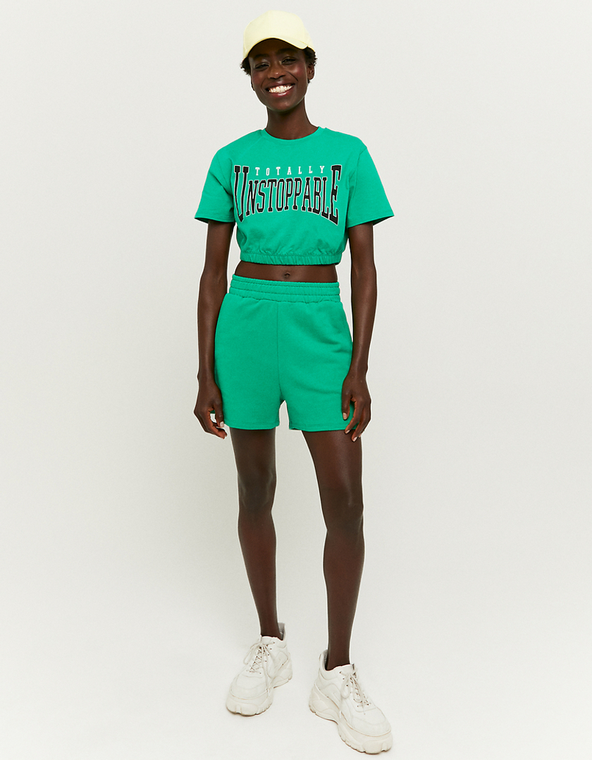 TALLY WEiJL, Green Printed T-shirt for Women
