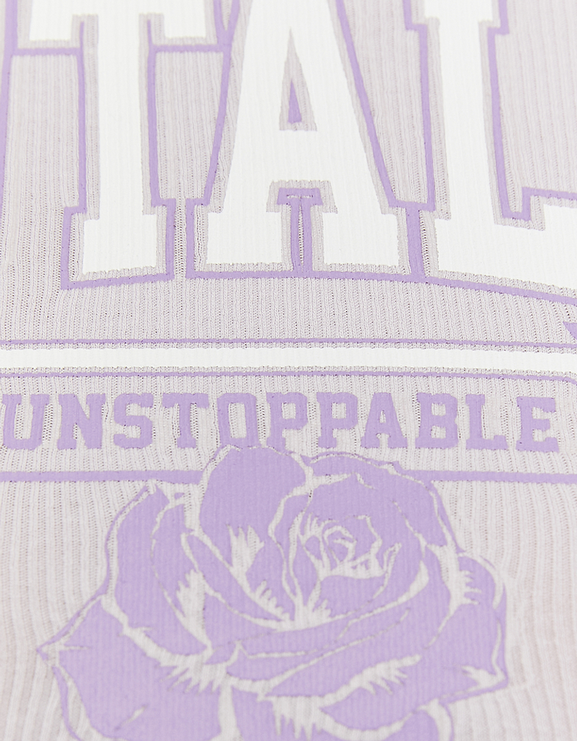 TALLY WEiJL, Purple Long Sleeves T-Shirt for Women