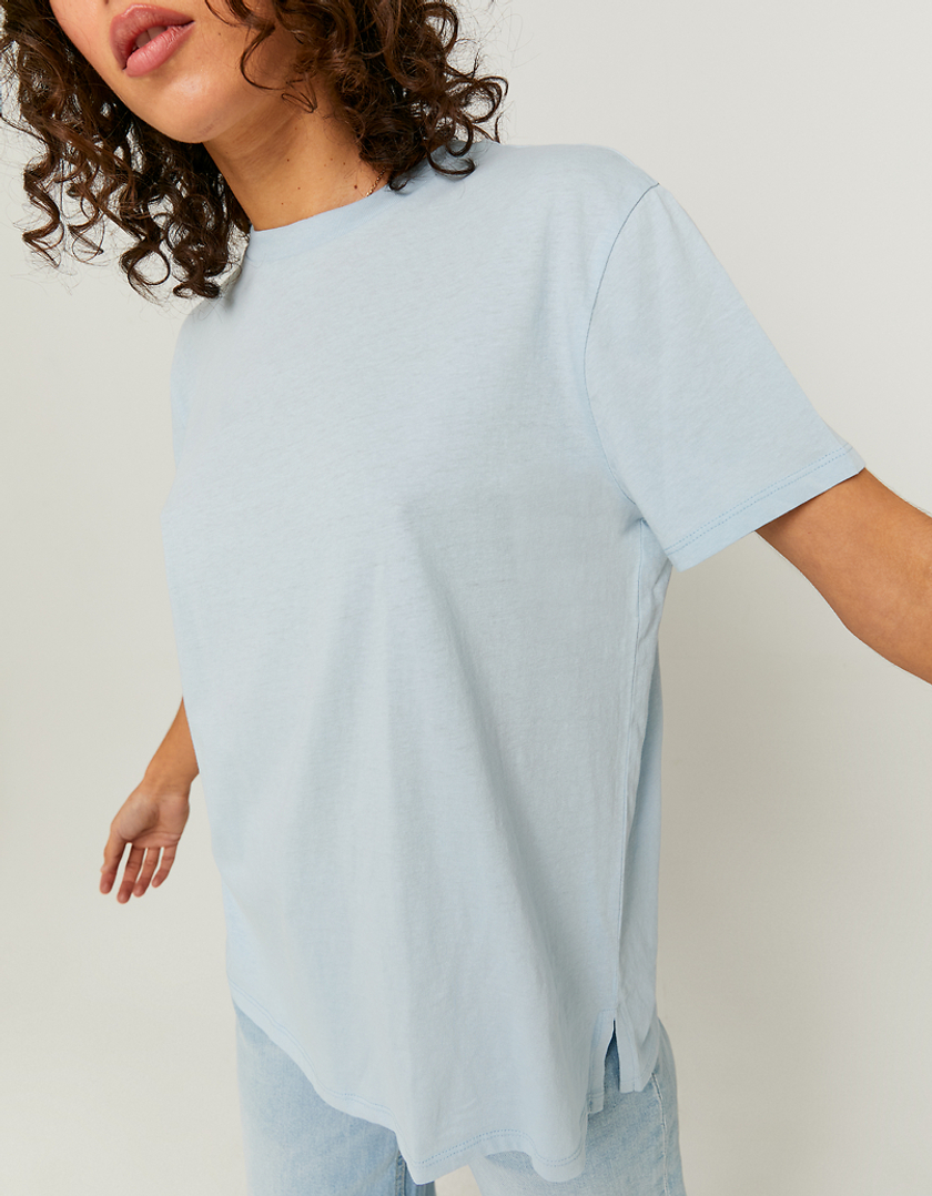 TALLY WEiJL, Blaues Basic T-Shirt for Women