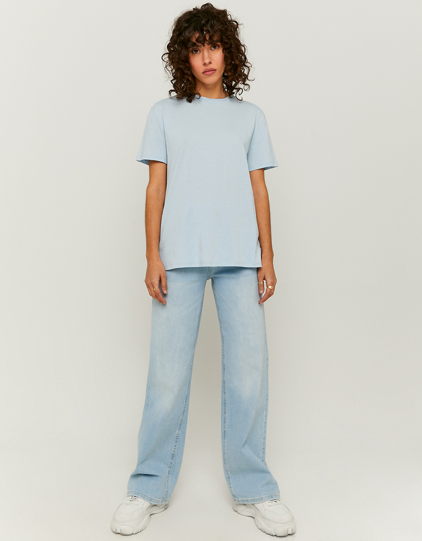 TALLY WEiJL, Blaues Basic T-Shirt for Women