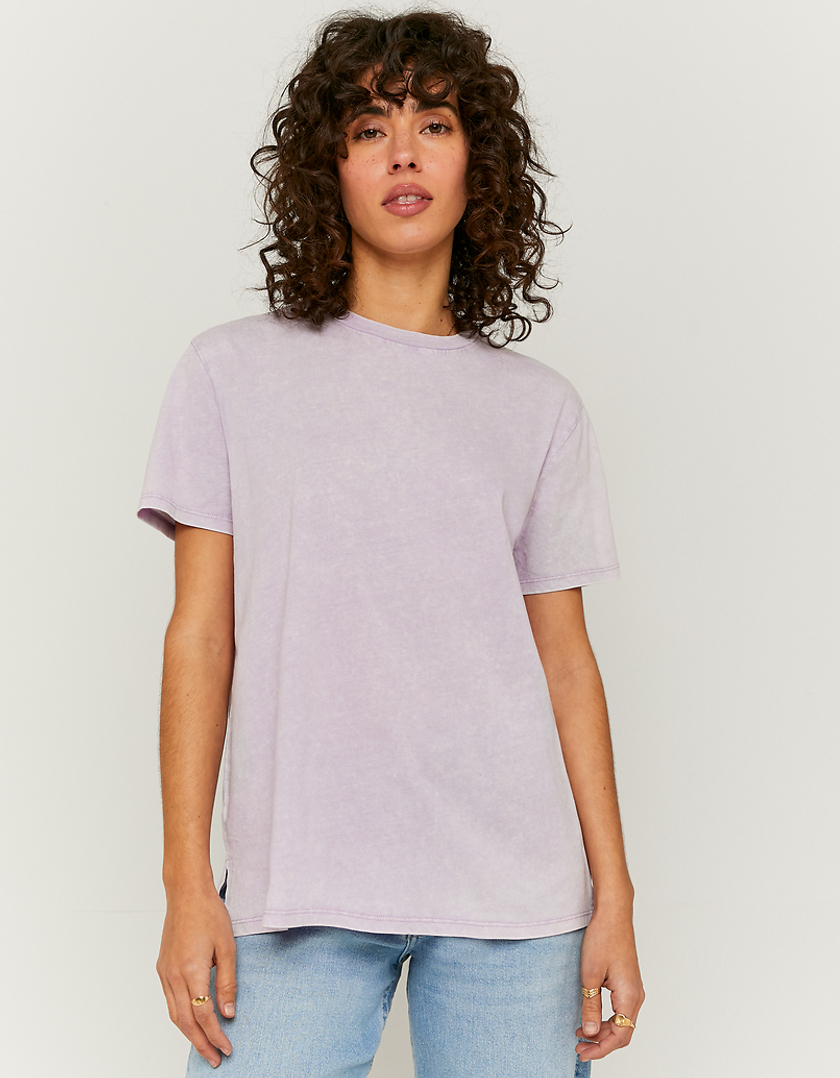 TALLY WEiJL, T-shirt Manches Courtes Vintage Violet for Women